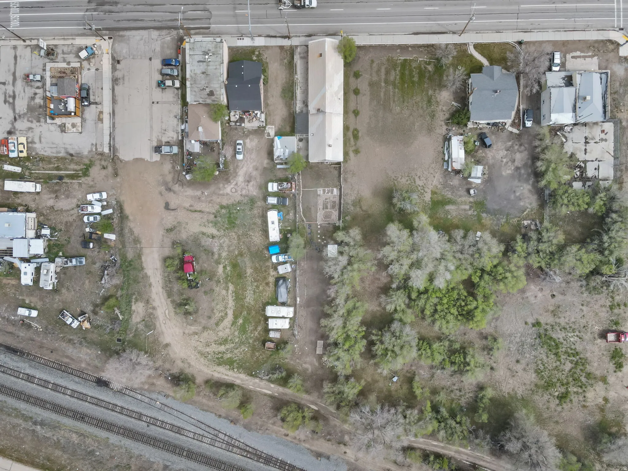 Aerial overview of property's location