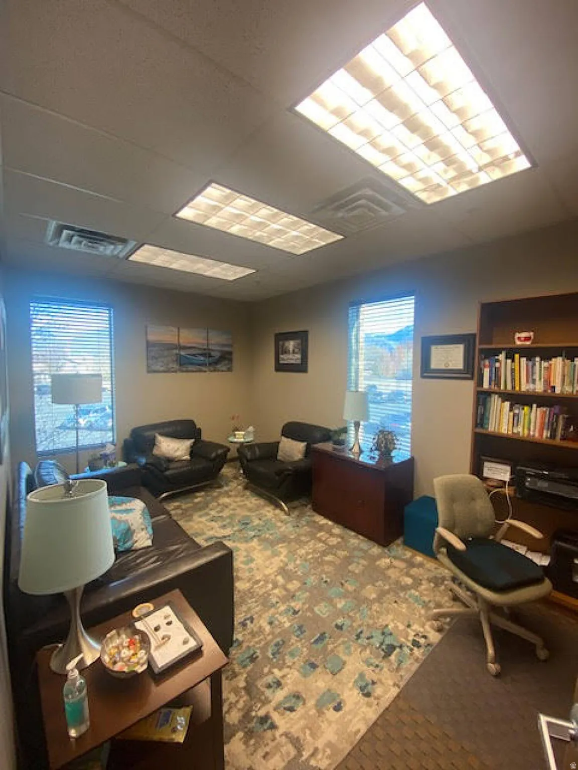 View of office area