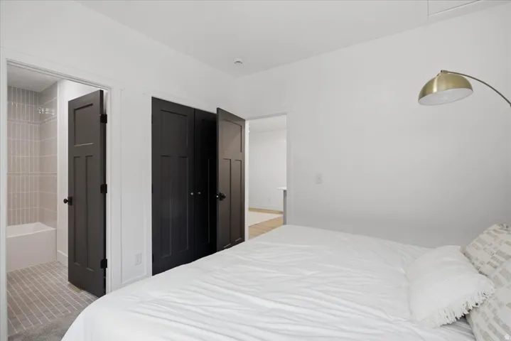 Bedroom with ensuite bathroom