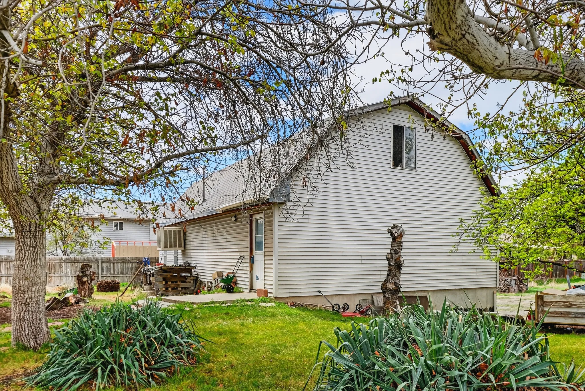 Rear view of property
