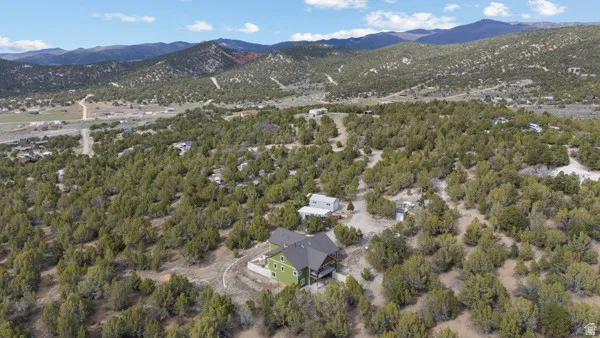 Aerial view of mountains