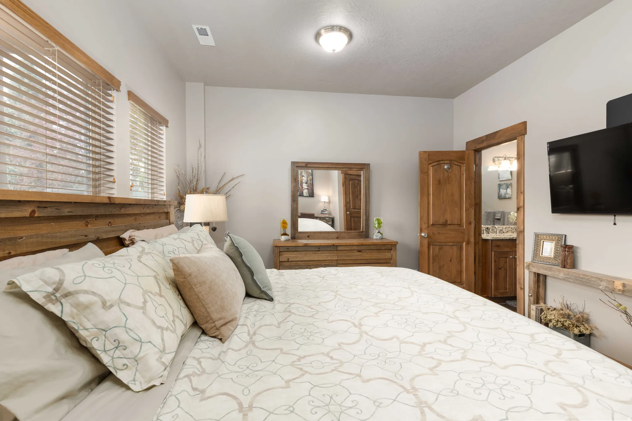 Bedroom with ensuite bath