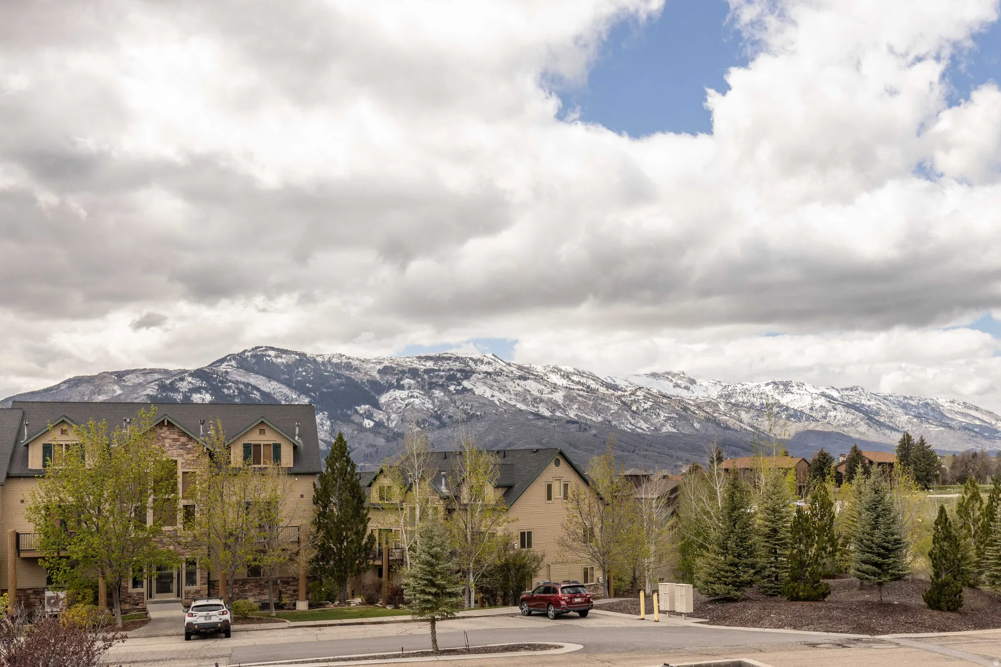 View of mountain background
