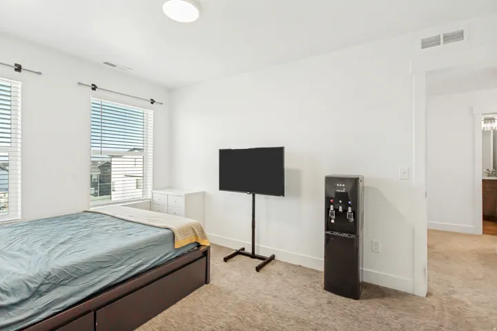Bedroom with natural light.