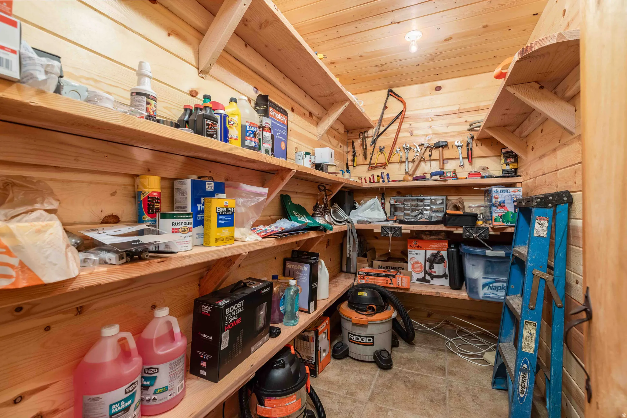 View of storage room