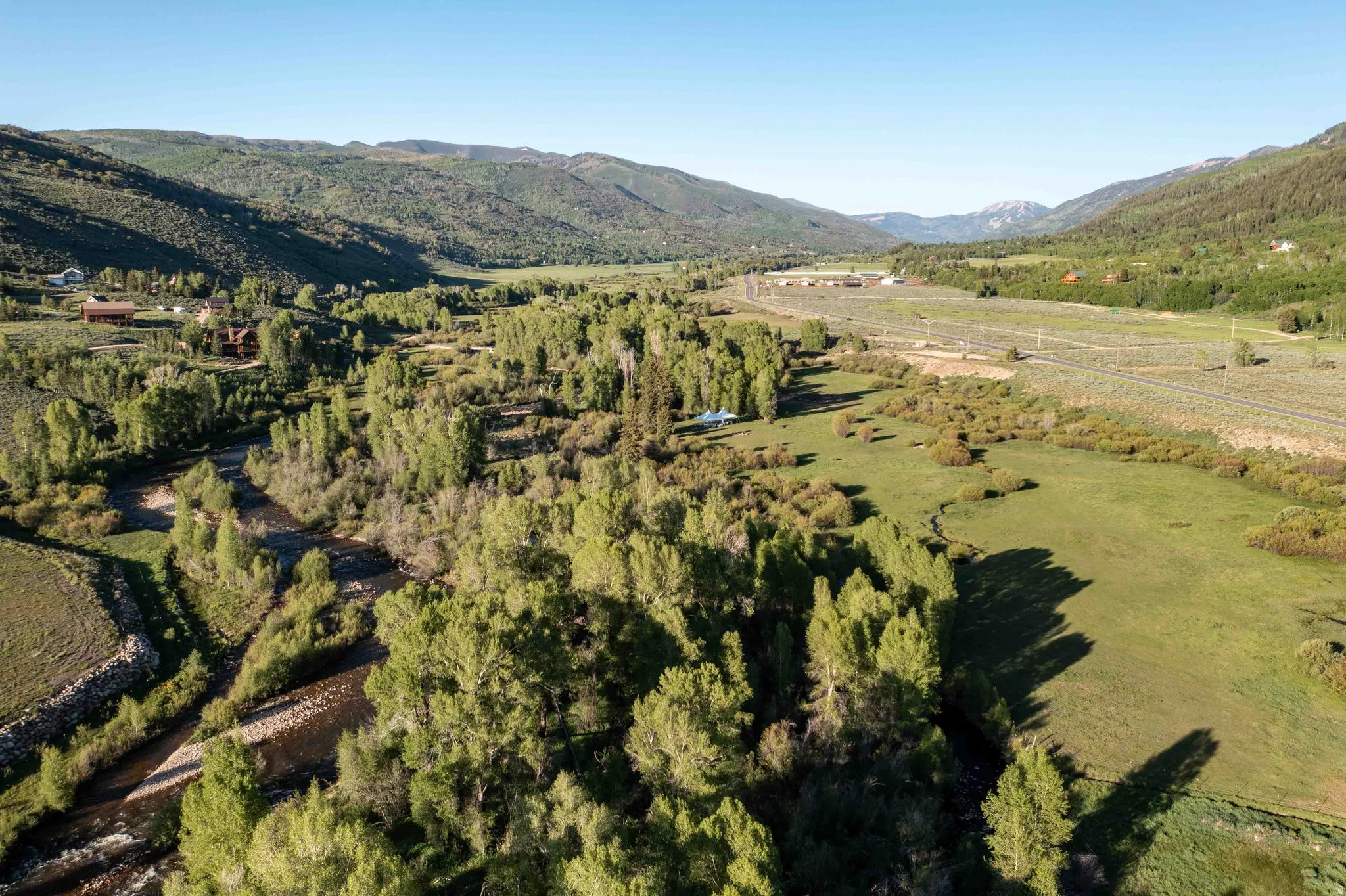 Mountain view featuring rural landscape