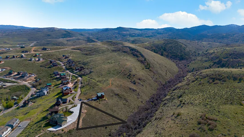 Aerial view of mountains