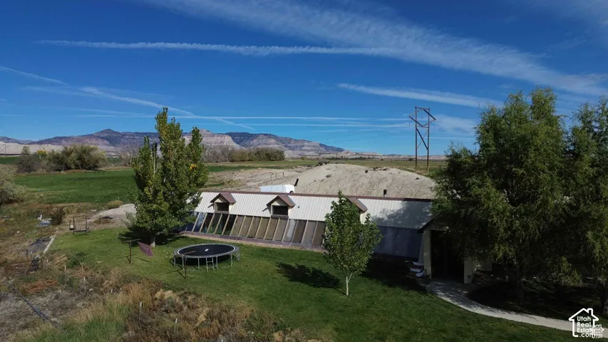 View of mountain background