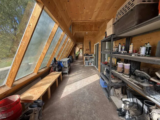 View of storage area