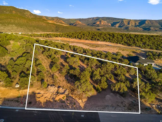 Expansive undeveloped lot featuring natural vegetation and a sloped terrain