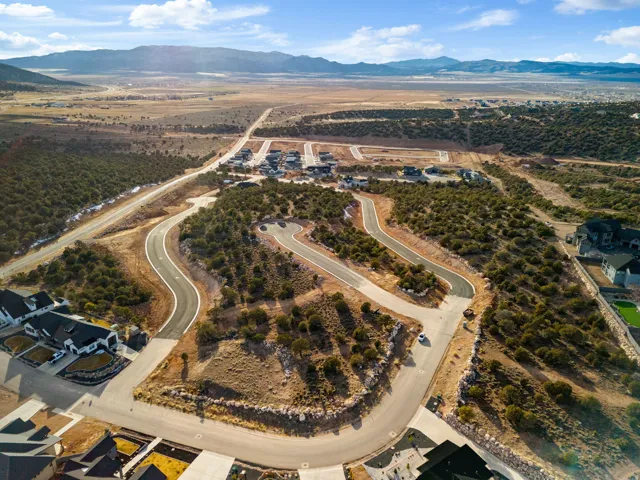 Drone / aerial view of mountains