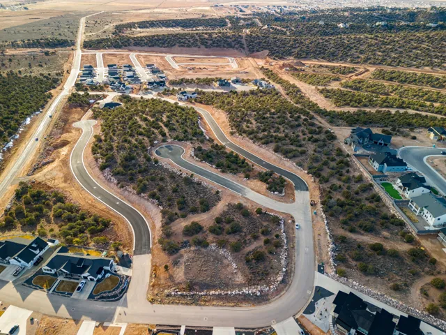 Aerial overview of property's location with rural landscape