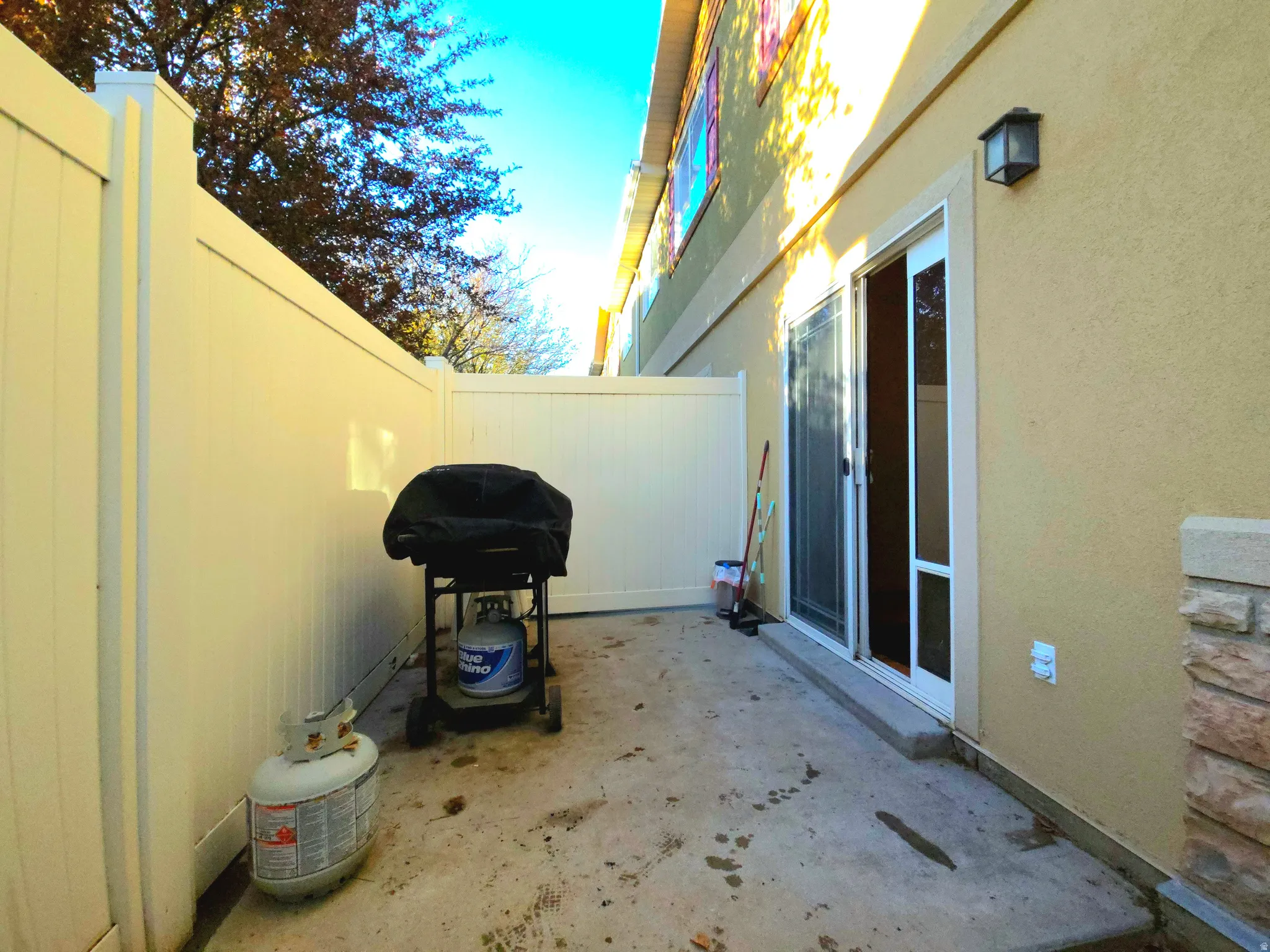 View of patio / terrace featuring a grill
