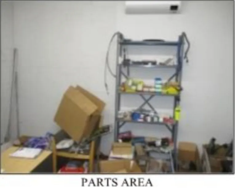 View of storage room