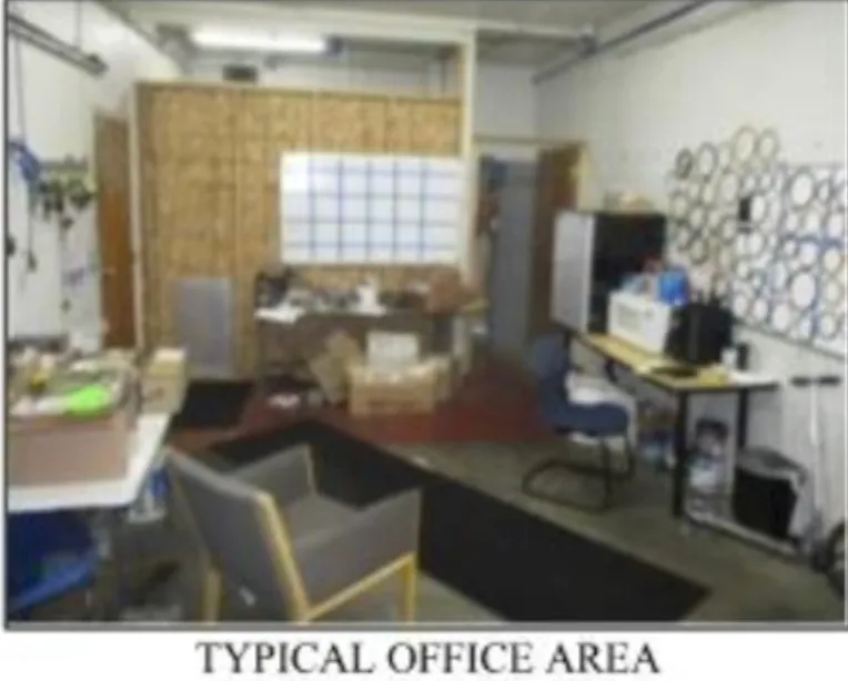 View of office area