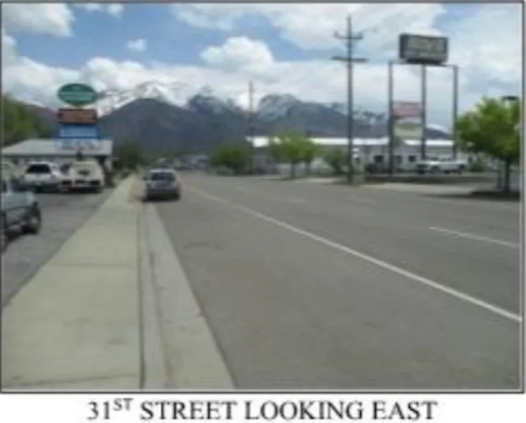 View of asphalt road