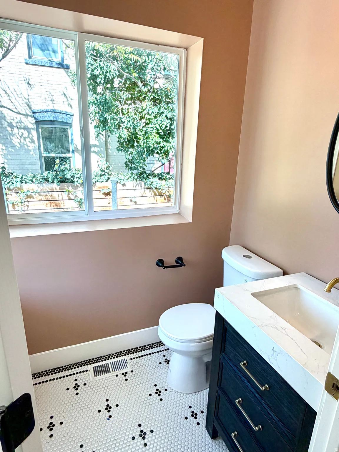 Main Floor Half Bath off Kitchen