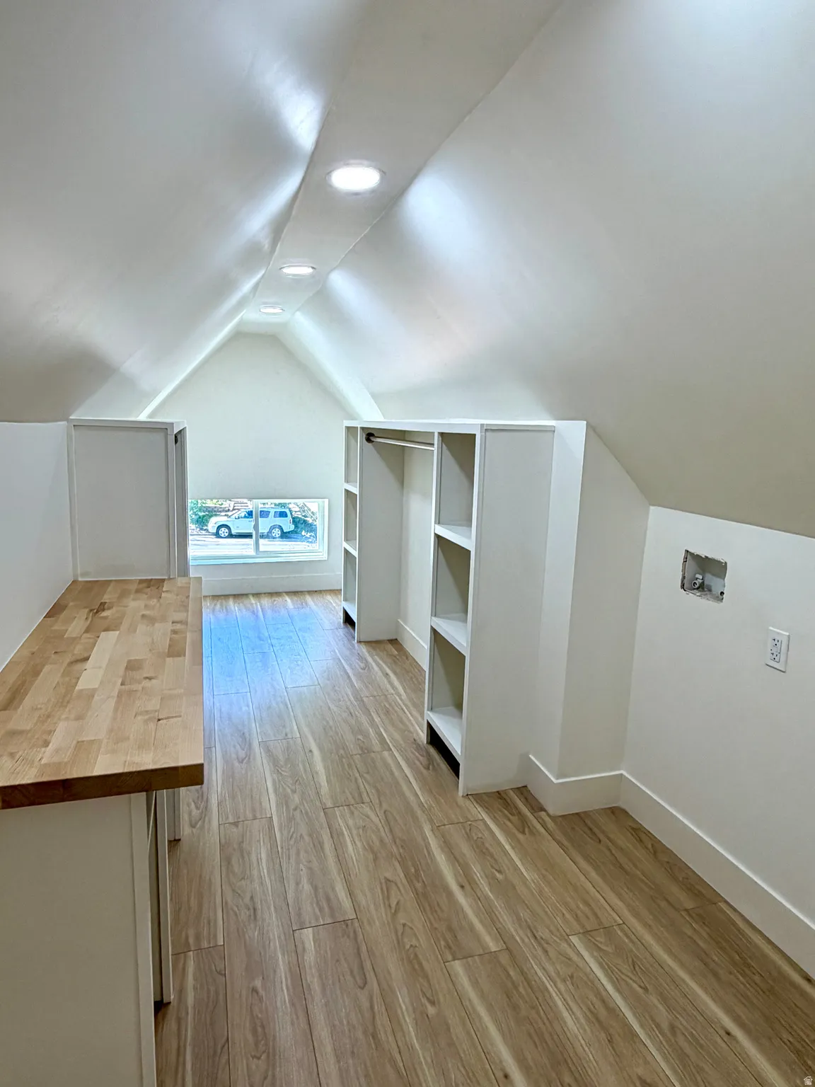 Master Closet with Laundry Hookups off Bathroom