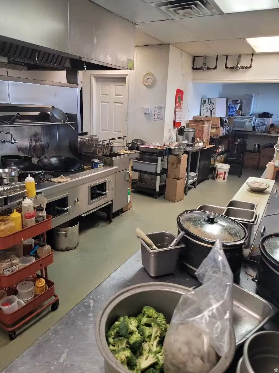 View of kitchen