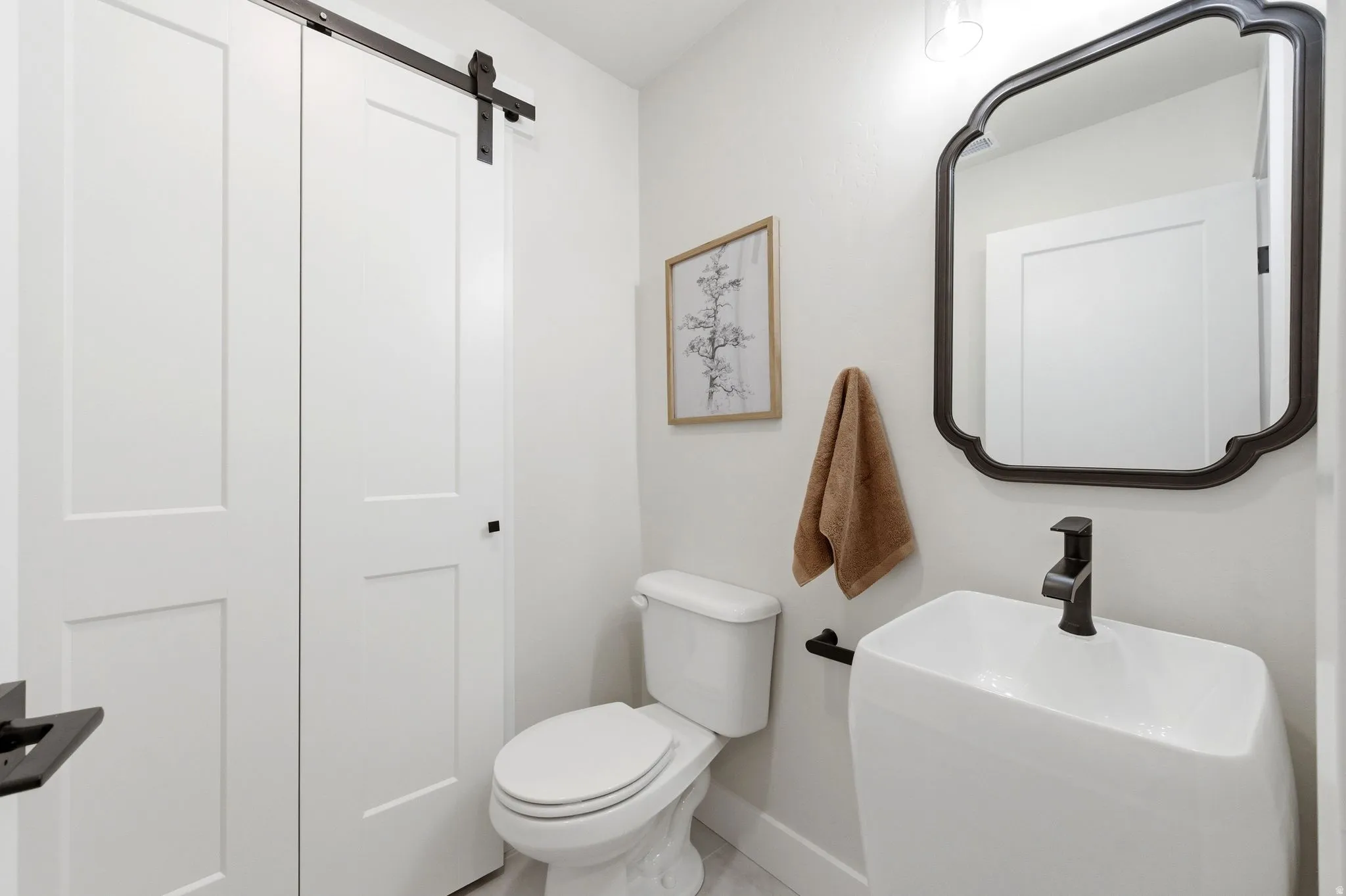 Half Bath with Laundry