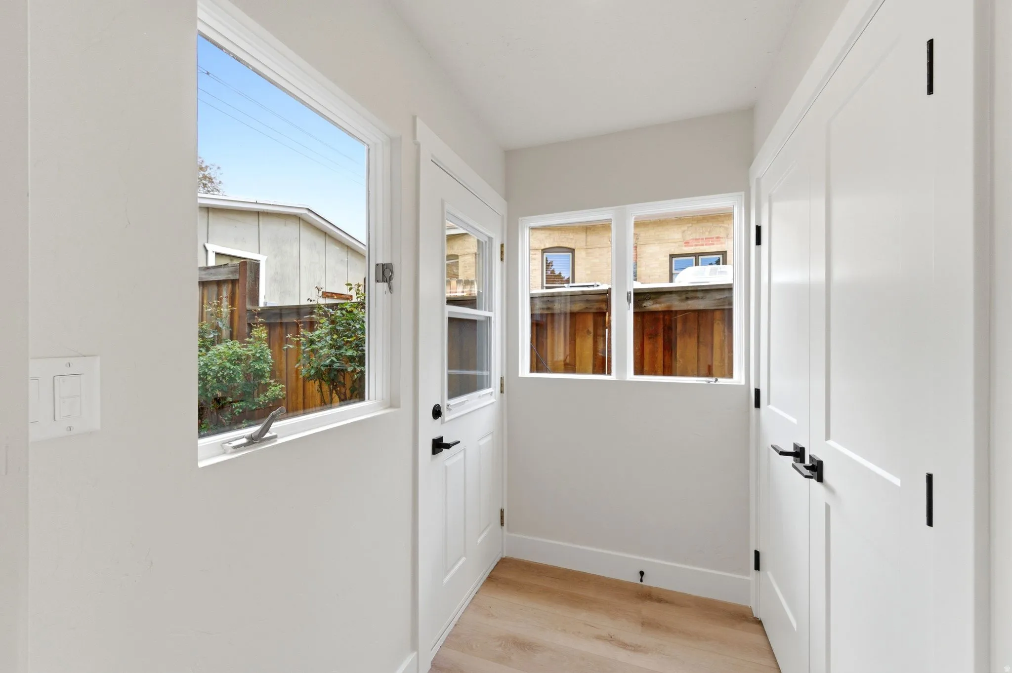 Pantry and Backyard Entry