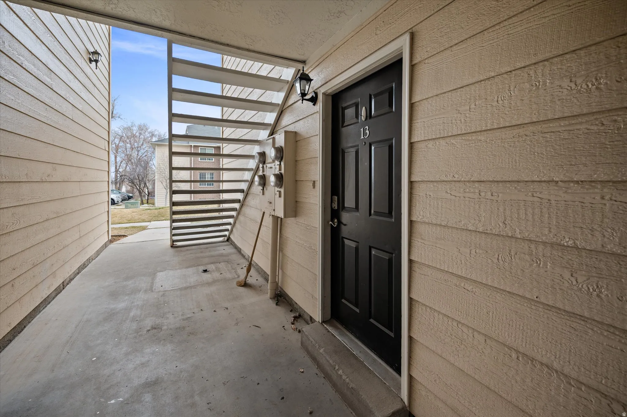 View of exterior entry