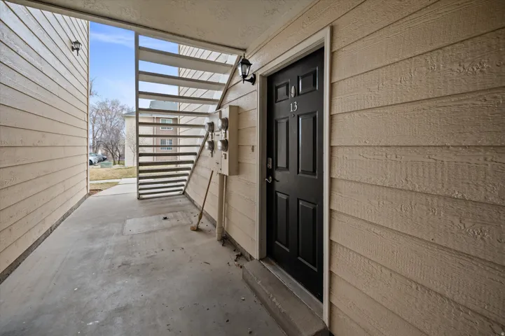 View of exterior entry