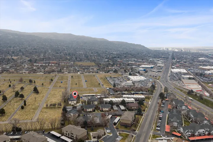 Aerial view of mountains