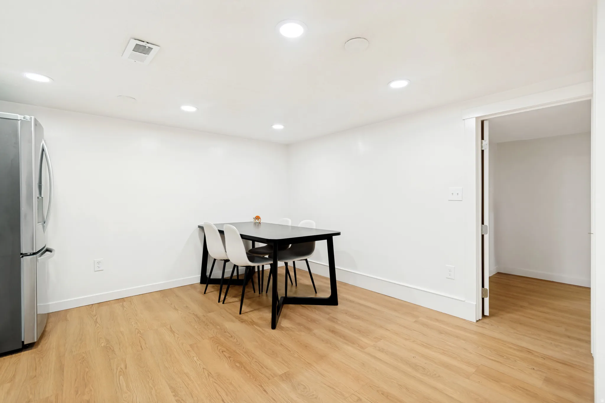 Basement kitchen area