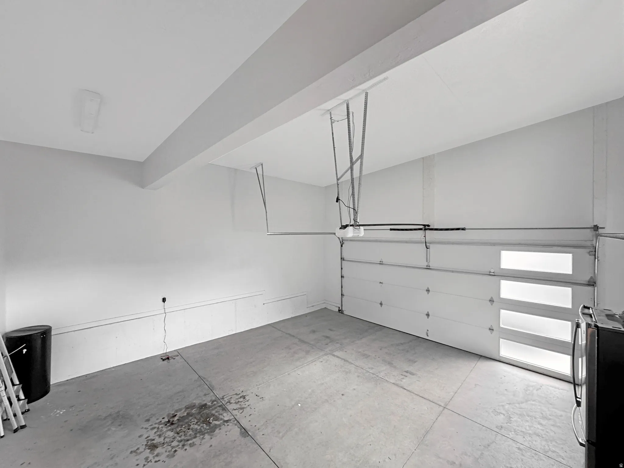Finished Attached Garage, Supersized for TOYS. Garage Fridge Excluded