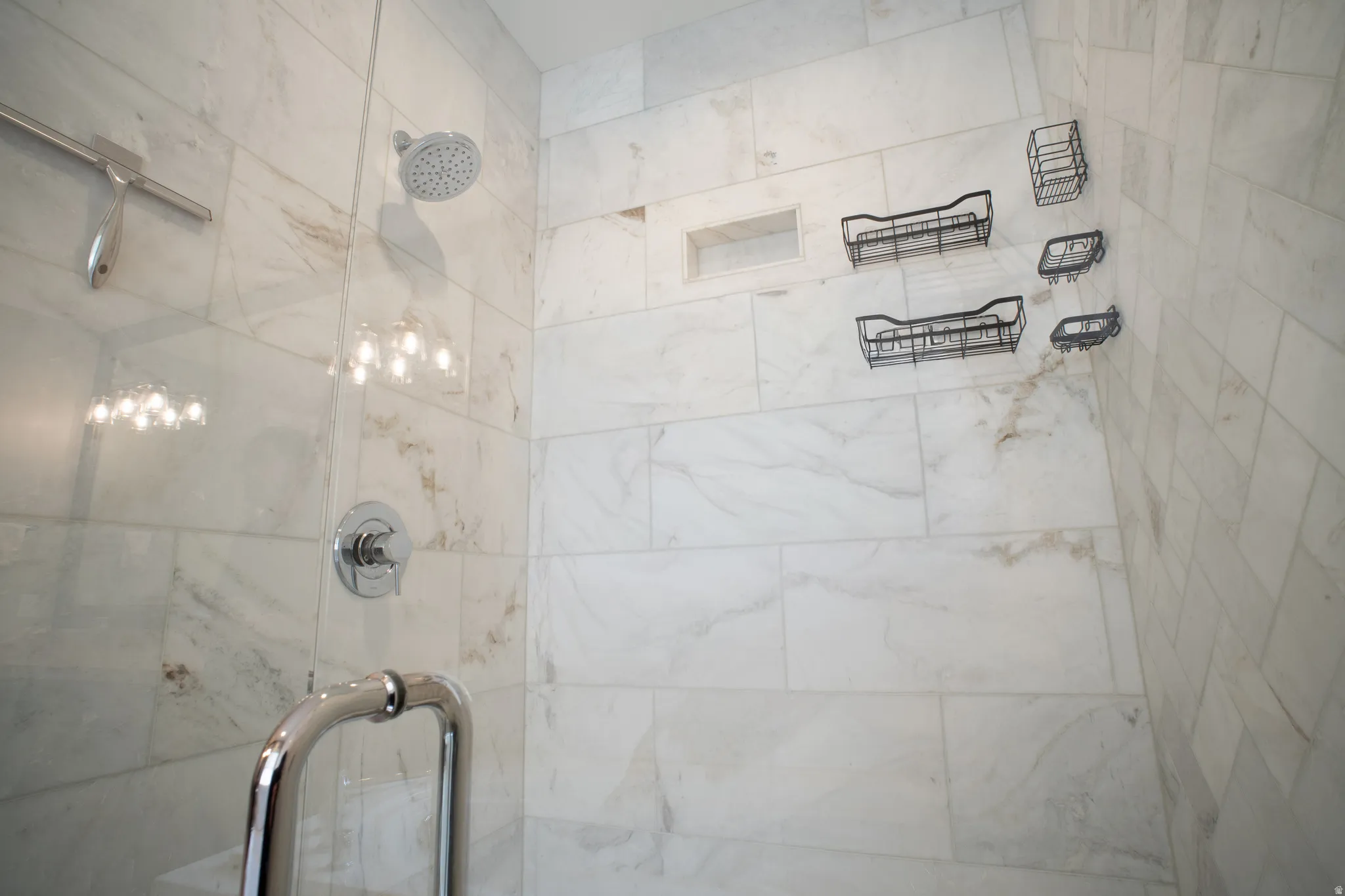 Bathroom with a shower stall