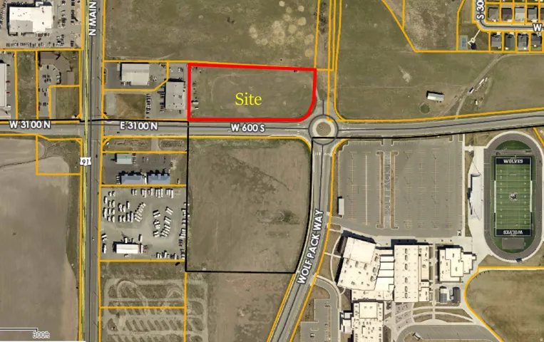 Map of property location featuring property boundaries highlighted