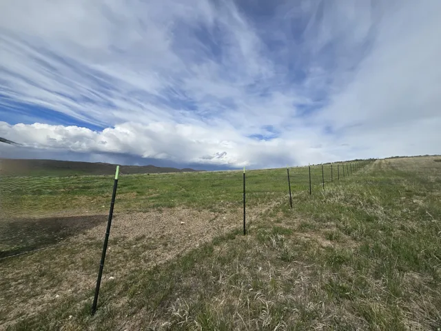 View of yard featuring a view of countryside
