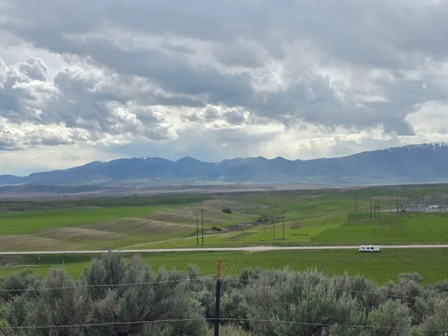 Mountain view featuring rural landscape