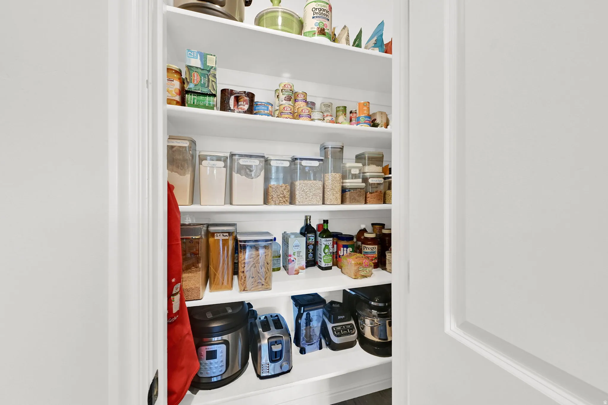 View of the exceptional additional storage in the kitchen area