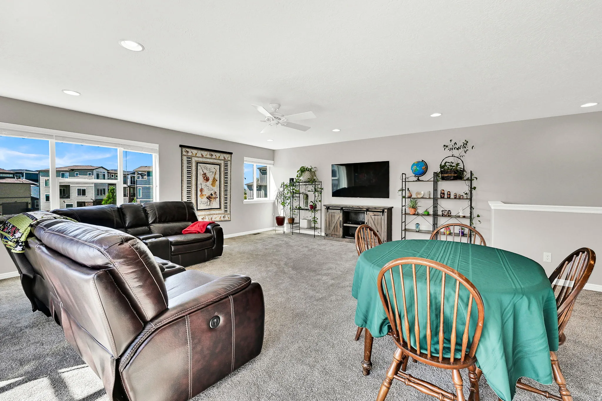 Yet another view of the family room.