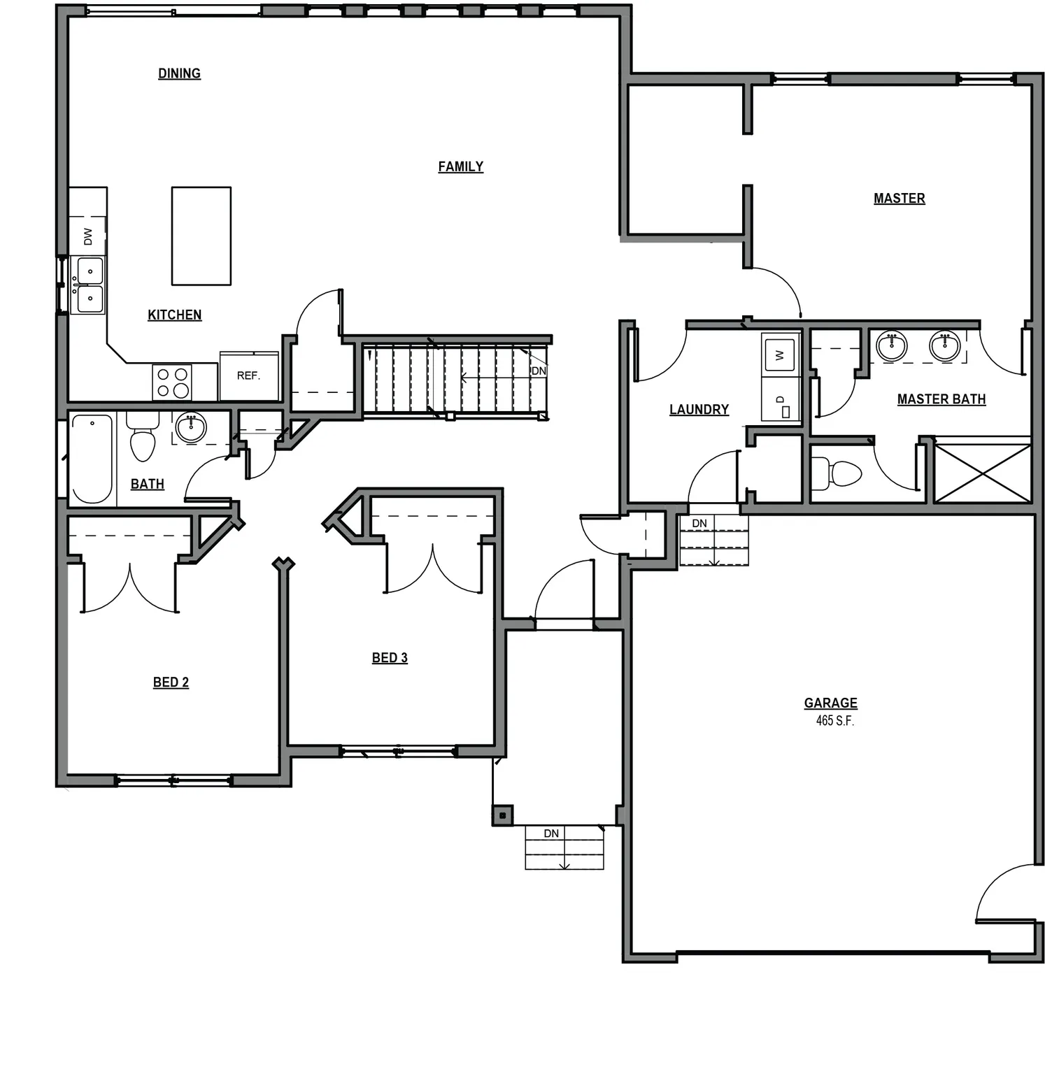 View of floor plan / room layout