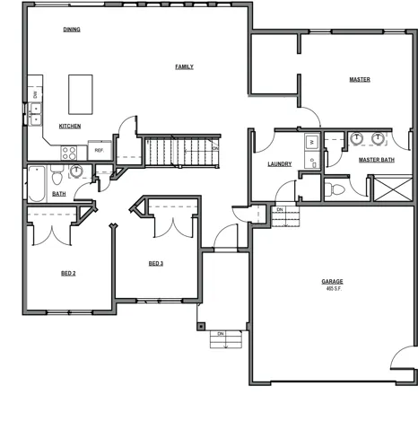 View of floor plan / room layout
