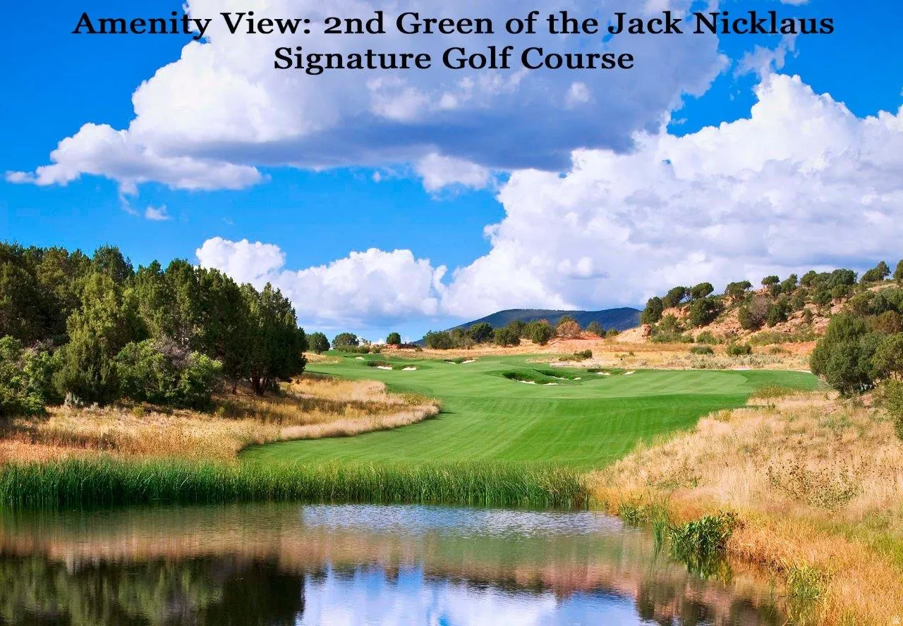 Surrounding community with a water and mountain view and view of golf course