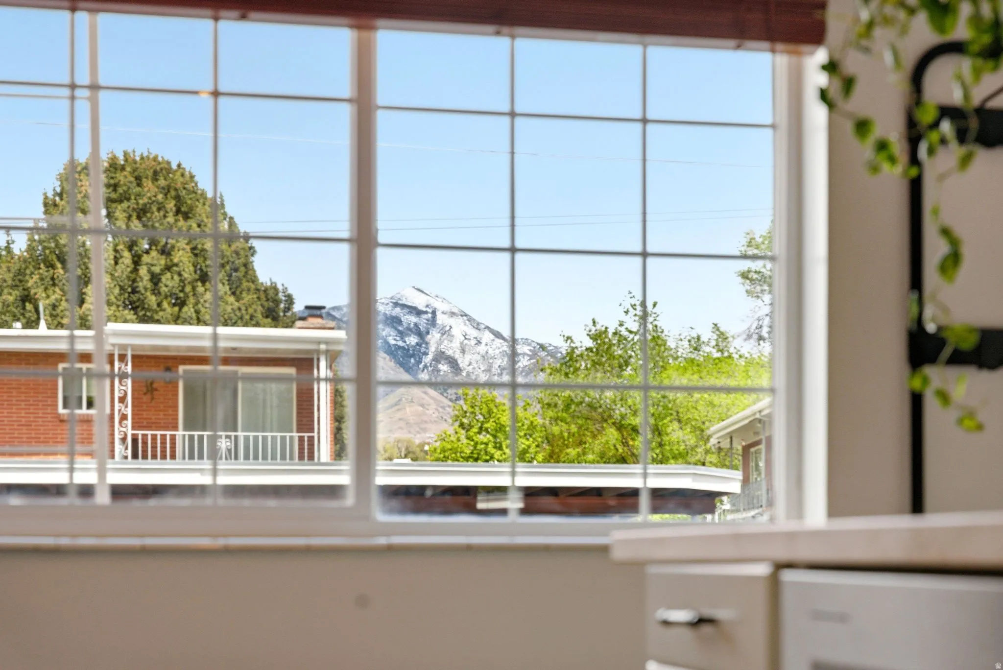 Detailed view of mountains