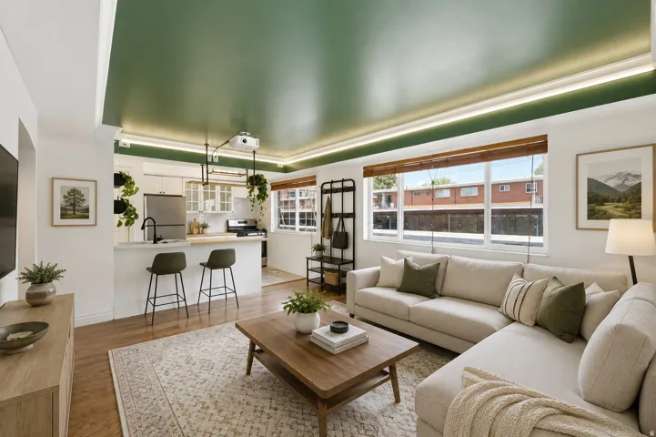 Virtually Staged Living room