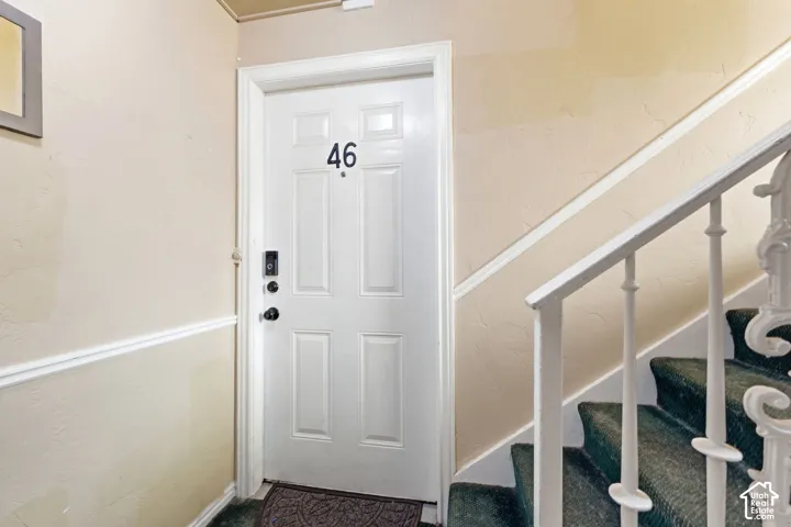 Doorway to property