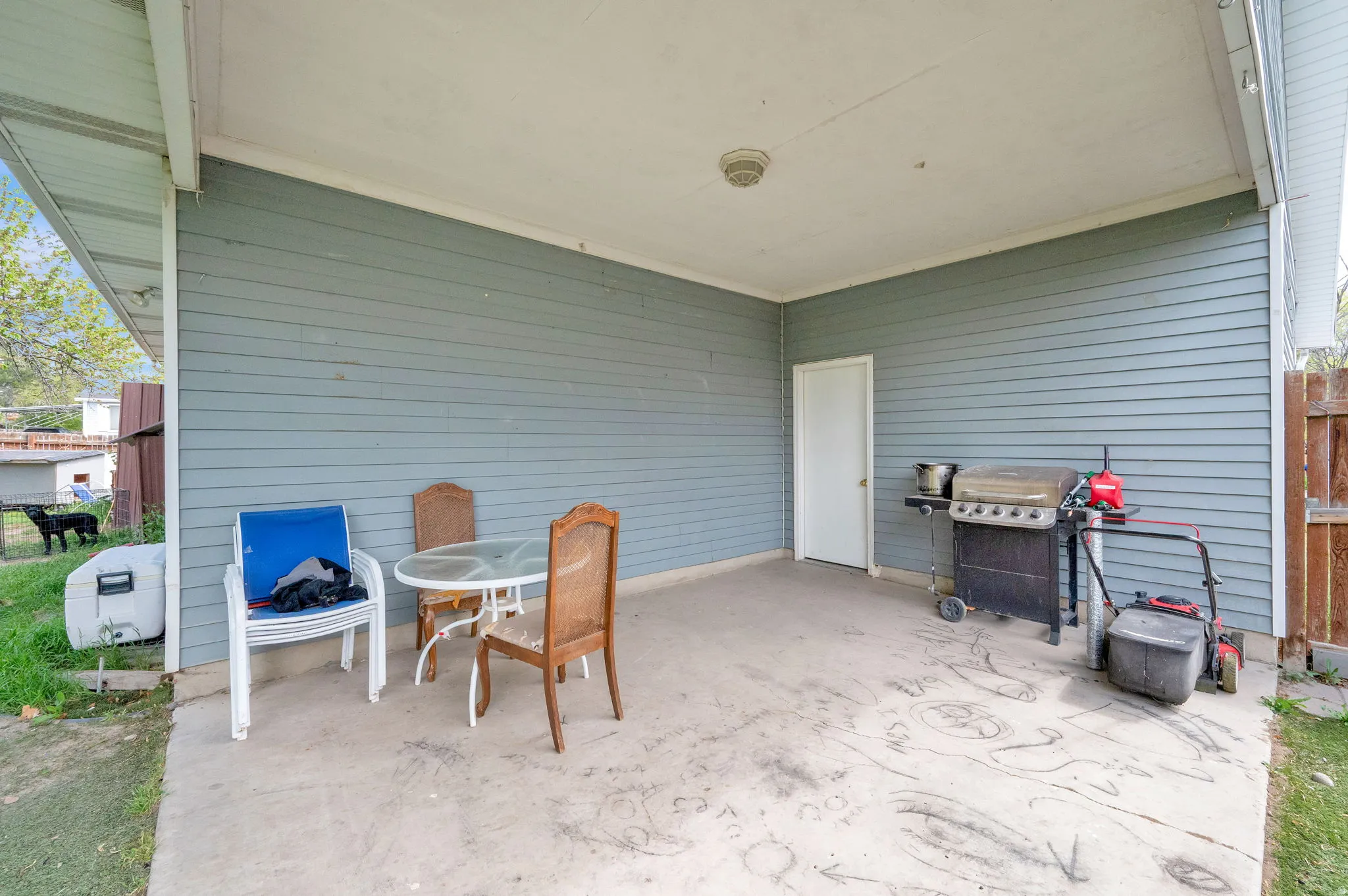 View of patio / terrace with grilling area