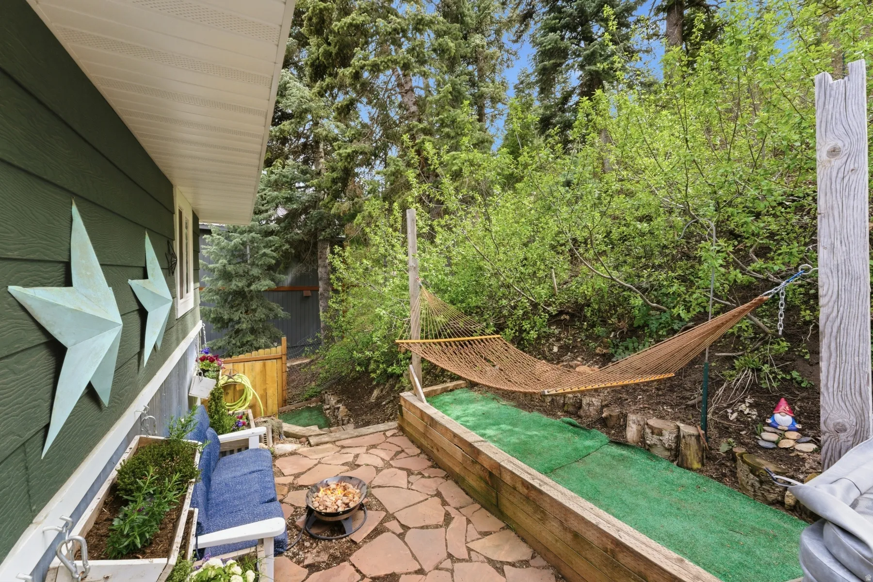 View of patio