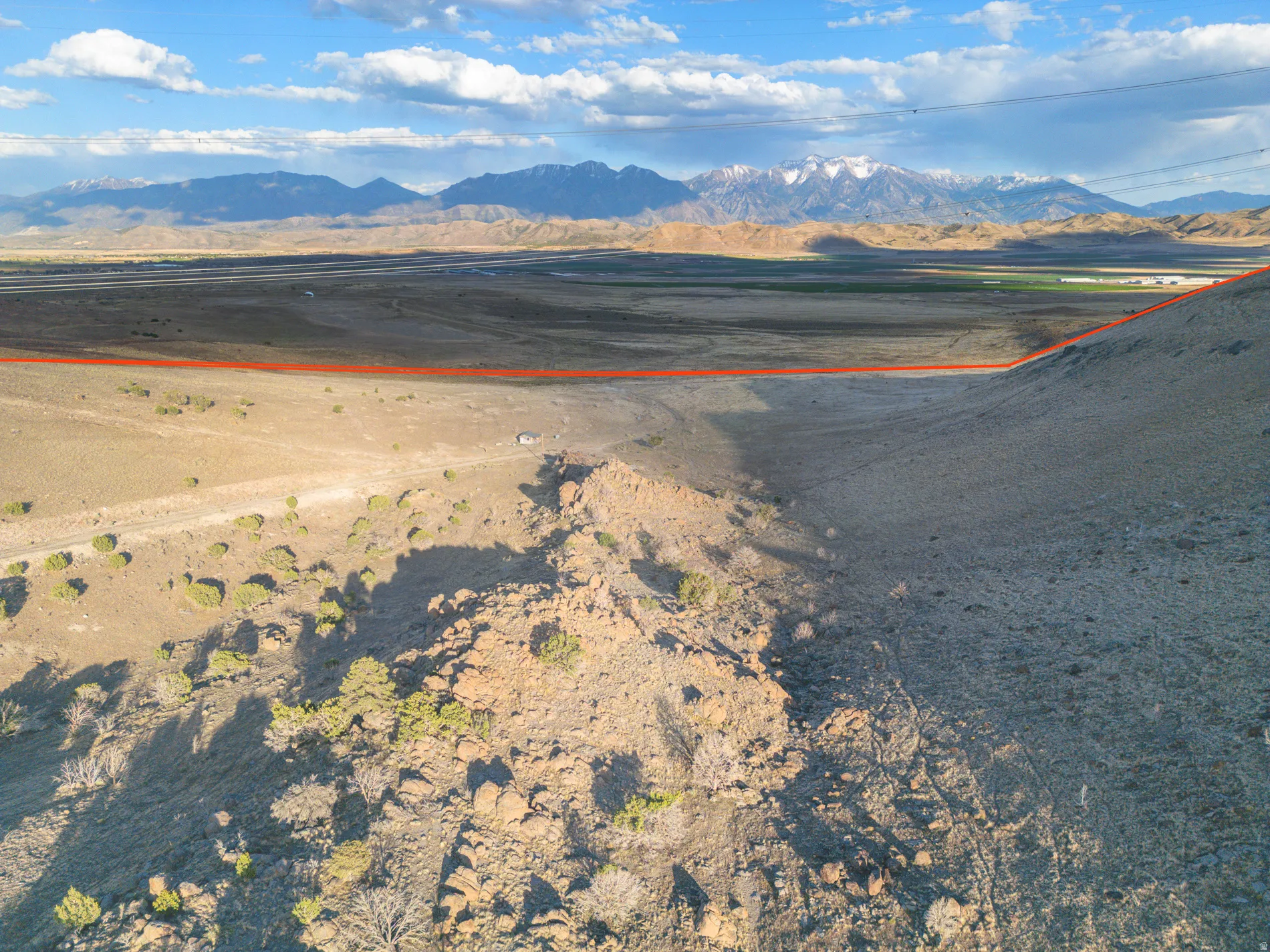 View of mountain backdrop