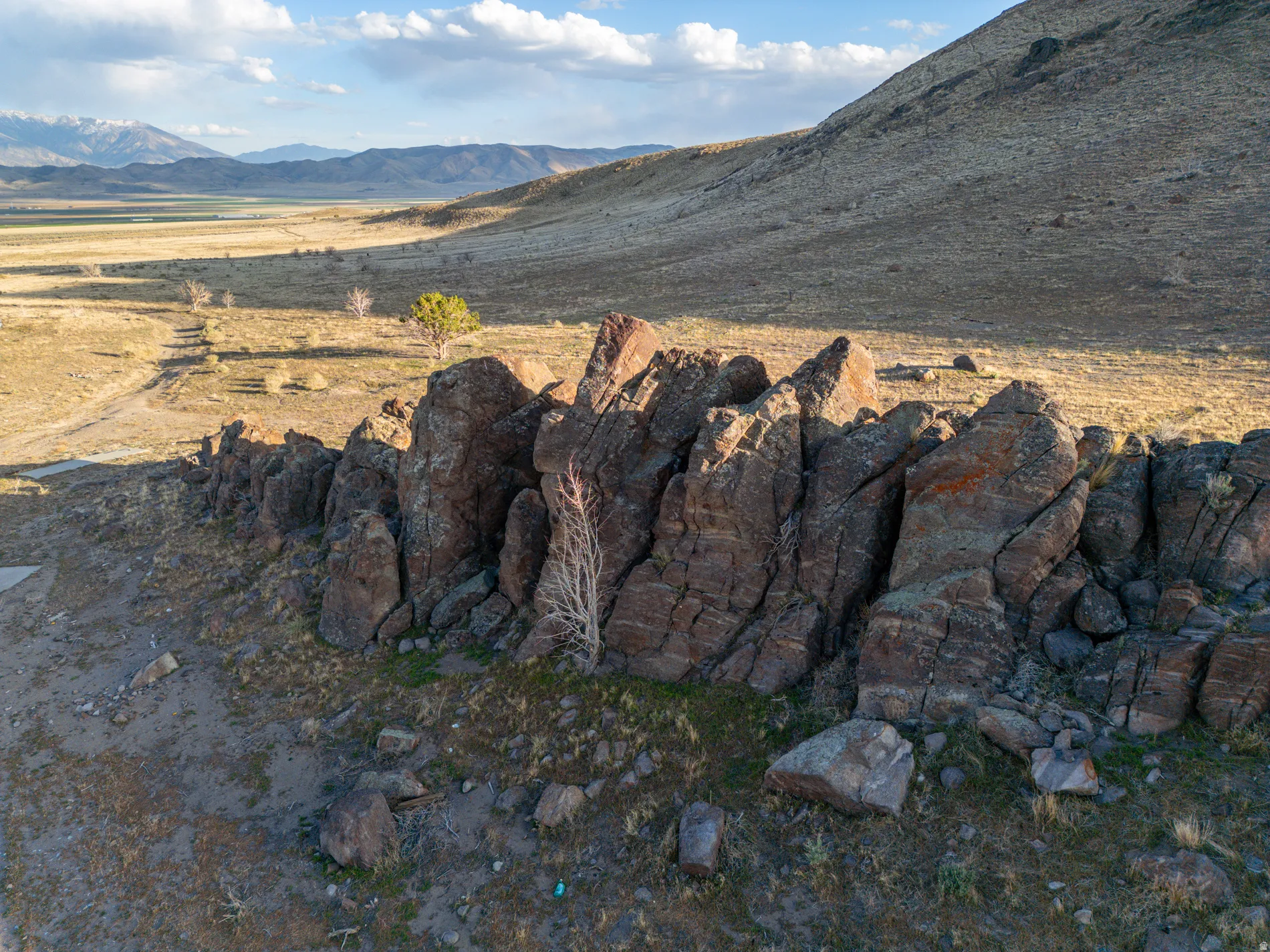 View of mountain backdrop