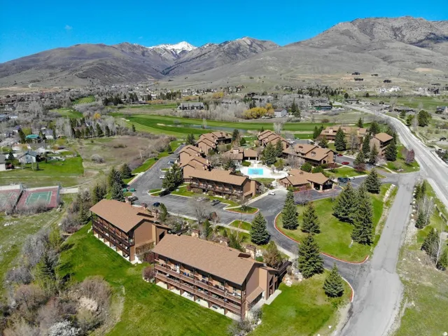 Aerial view of the community.