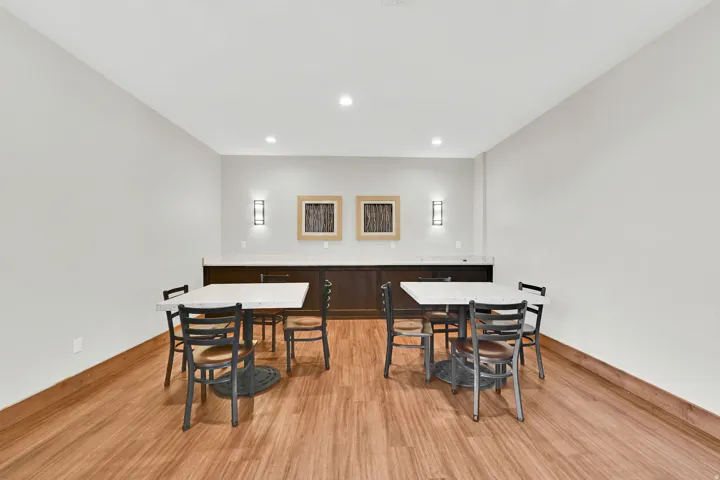 Clubhouse dinning area
