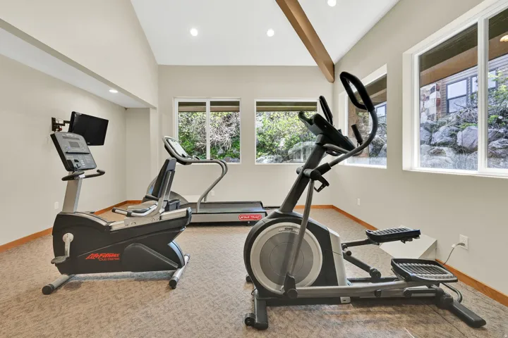 Club house gym space