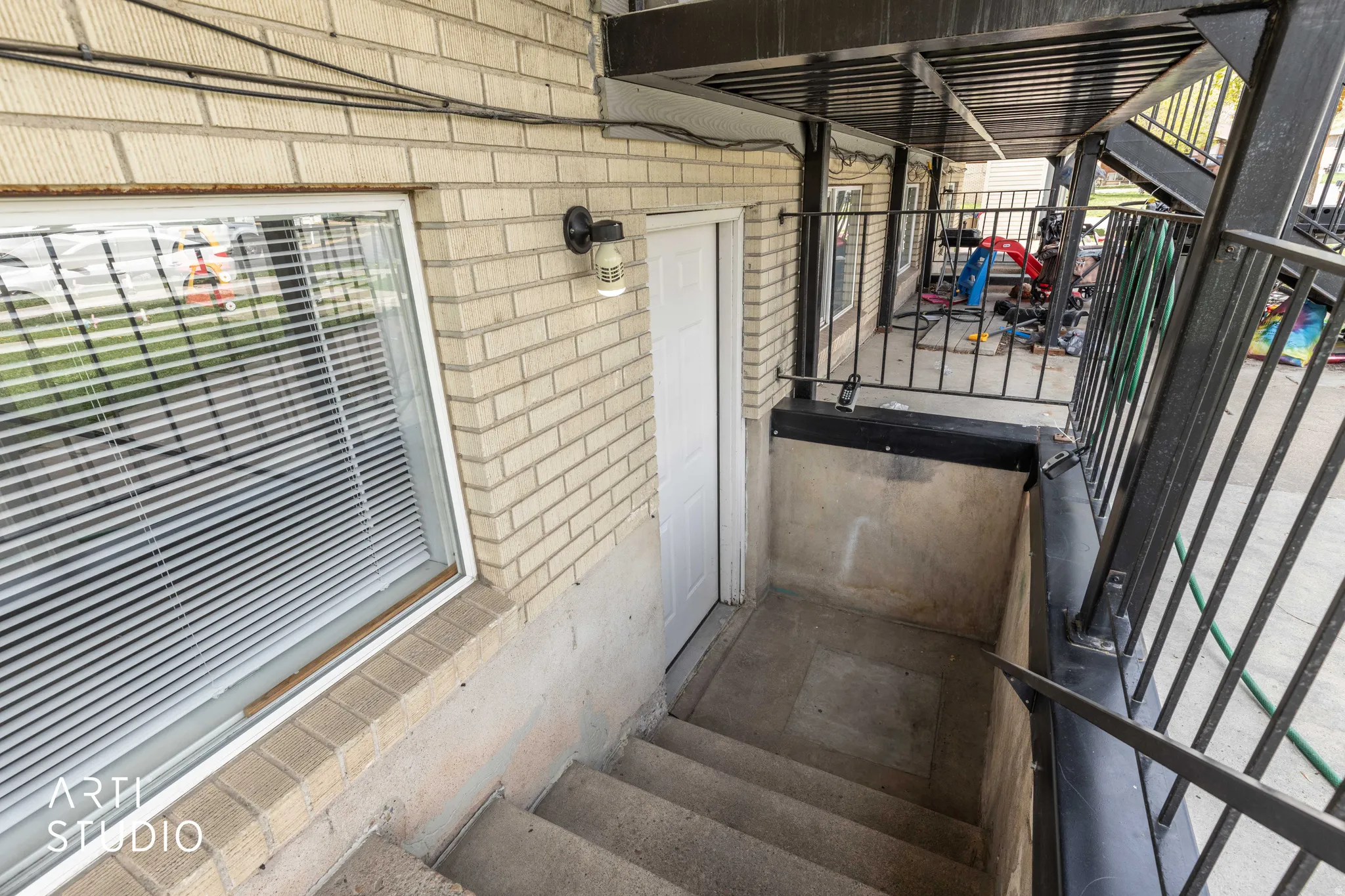 View of stairs